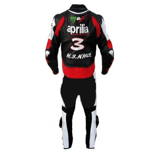 ApriliaRacingMAX3MotorcycleRacingLeatherMotogpSuitBack