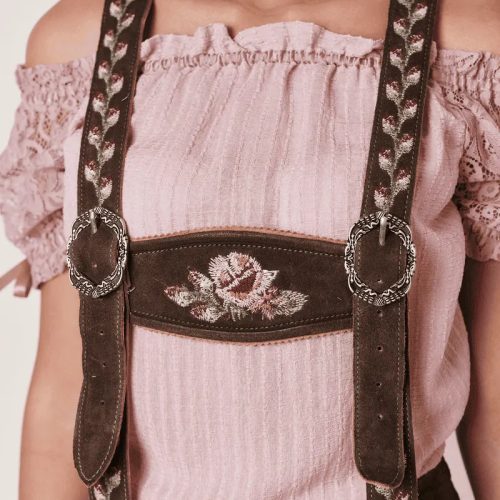 Authentic Lederhosen Women Eileen Suspenders