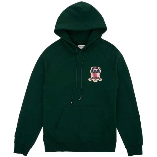 Avirex-USA-Mens-Icon-Pullover-Hoodie-Green-Front