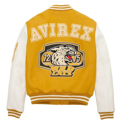 Avirex Wildcat Varsity Jacket Back