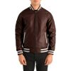 Mens-Maroon-Leather-Varsity-Jacket-Front