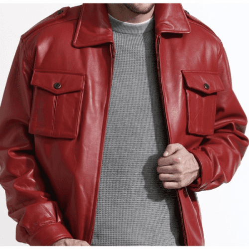 RedLeatherBomberJacketMens 2 3 11zon