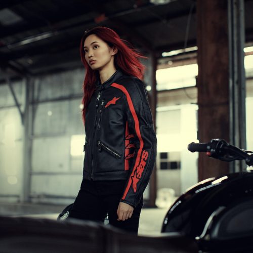 alpinestars stella dyno leather jacket