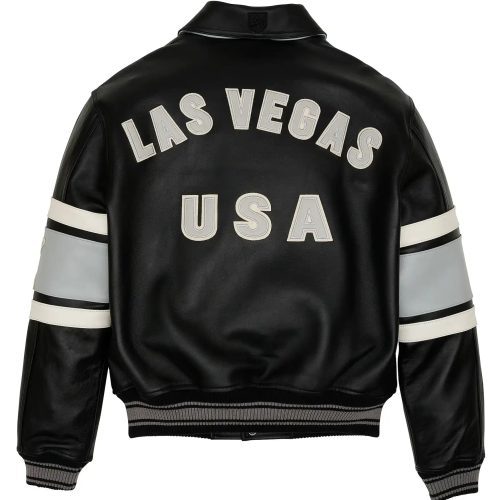 avirex city series las vegas jacket back