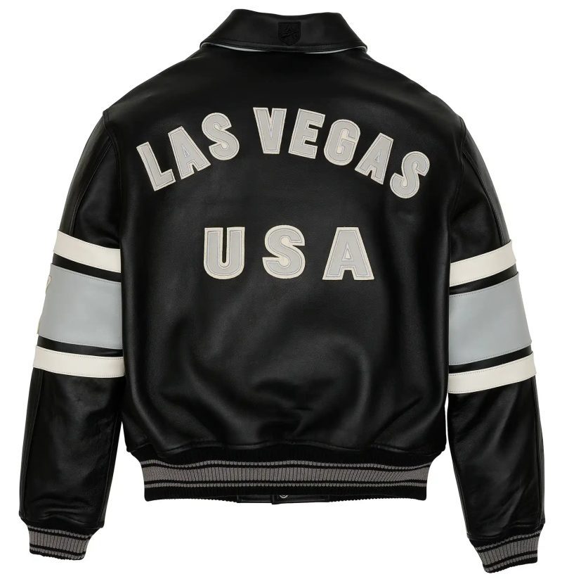 avirex city series las vegas jacket back